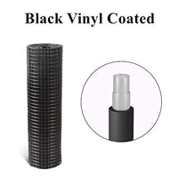 Amagabeli 36inch x 50ft Hardware Cloth 1.5 inch Square 16 Gauge Black Vinyl Coated Welded Fence Mesh Roll for Home and Garden Fence and Pet Enclosures Protect Chickens Rabbits and Farmed Animals