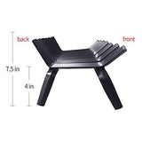 Amagabeli Fireplace Log Grate 24 inch Wide Heavy Duty Solid Steel Indoor Chimney Hearth 3/4 Bar Fire Grates for Outdoor Kindling Tools Pit Wrought Iron Wood Stove Firewood Burning Rack Holder Black
