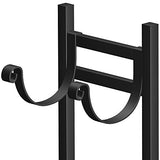 Amagabeli 3FTx30.7in Large Wide Firewood Rack Fireplace Tool Rack Indoor Outdoor Kindling Holder Heavy Duty Wood Storage Log Rack Holder Stacker Stand Tools Stove Accessories Black Without Cover