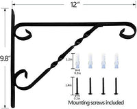 AMAGABELI GARDEN & HOME 1549 Plant Brackets, 11.8inch, 4pack