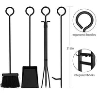 Amagabeli 3FTx30.7in Large Wide Firewood Rack Fireplace Tool Rack Indoor Outdoor Kindling Holder Heavy Duty Wood Storage Log Rack Holder Stacker Stand Tools Stove Accessories Black Without Cover