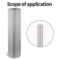 Amagabeli 48inch x 100ft SS304 Stainless Steel Welded Wire Mesh 1/2 inch Square Hardware Cloth 19 Gauge - Ideal for High-Grade DIY Cages Rodent Mesh Cabinets Wire Mesh Window Screen Mesh