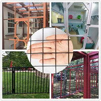 Amagabeli 36inch x 50ft Hardware Cloth 1.5 inch Square 16 Gauge Black Vinyl Coated Welded Fence Mesh Roll for Home and Garden Fence and Pet Enclosures Protect Chickens Rabbits and Farmed Animals