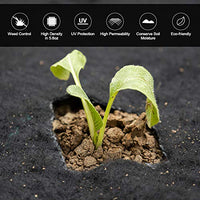Amagabeli 5.8oz 3ft x 100ft Weed Barrier Landscape Fabric Heavy Duty Ground Cover Weed Cloth Geotextile Fabric Durable Driveway Cover Garden Lawn Fabric Outdoor Weed Mat