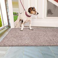 BEAU JARDIN Indoor Doormat Super Absorbent Mud Front Door Mat 47"x28" Large Latex Backing Non Slip for Front Inside Dirt Trapper Mats Cotton Entrance Rug Shoes Scraper Machine Washable Rug Carpet