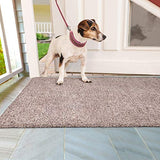 BEAU JARDIN Indoor Doormat Super Absorbent Mud Front Door Mat 47"x28" Large Latex Backing Non Slip for Front Inside Dirt Trapper Mats Cotton Entrance Rug Shoes Scraper Machine Washable Rug Carpet