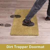 BEAU JARDIN Indoor Doormat Super Absorbent Mud Front Door Mat 36"x24" Latex Backing Non Slip for Front Inside Dirt Trapper Mats Cotton Entrance Rug Shoes Scraper Machine Washable Rug Carpet