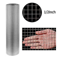 Amagabeli 36inch x 50ft SS304 Stainless Steel Welded Wire Mesh 1/2 inch Square Hardware Cloth 18 Gauge - Ideal for High-Grade DIY Cages Rodent Mesh Cabinets Wire Mesh Window Screen Mesh