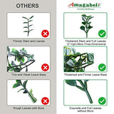Amagabeli 4 Layers Leaves Artificial Boxwood Panels Topiary Hedge Plant UV Protected Privacy Hedge Screen High-Density Greenery Panels Grass Decor Indoor Outdoor 12 Pieces 20"x20" Backdrop Green Wall
