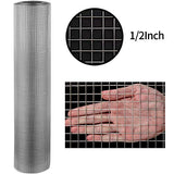 Amagabeli 48inch x 100ft SS304 Stainless Steel Welded Wire Mesh 1/2 inch Square Hardware Cloth 19 Gauge - Ideal for High-Grade DIY Cages Rodent Mesh Cabinets Wire Mesh Window Screen Mesh