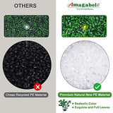 Amagabeli 4 Layers Leaves Artificial Boxwood Panels Topiary Hedge Plant UV Protected Privacy Hedge Screen High-Density Greenery Panels Grass Decor Indoor Outdoor 12 Pieces 20"x20" Backdrop Green Wall