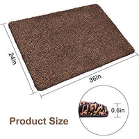 BEAU JARDIN Indoor Doormat Super Absorbent Mud Front Door Mat 36"x24" Latex Backing Non Slip for Front Inside Dirt Trapper Mats Cotton Entrance Rug Shoes Scraper Machine Washable Rug Carpet