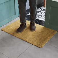BEAU JARDIN Indoor Doormat Super Absorbent Mud Front Door Mat 36"x24" Latex Backing Non Slip for Front Inside Dirt Trapper Mats Cotton Entrance Rug Shoes Scraper Machine Washable Rug Carpet