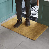 BEAU JARDIN Indoor Doormat Super Absorbent Mud Front Door Mat 36"x24" Latex Backing Non Slip for Front Inside Dirt Trapper Mats Cotton Entrance Rug Shoes Scraper Machine Washable Rug Carpet