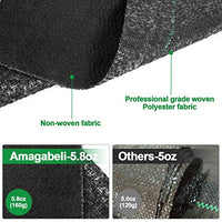 Amagabeli 5.8oz 3ft x 100ft Weed Barrier Landscape Fabric Heavy Duty Ground Cover Weed Cloth Geotextile Fabric Durable Driveway Cover Garden Lawn Fabric Outdoor Weed Mat