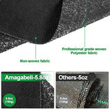 Amagabeli 5.8oz 3ft x 100ft Weed Barrier Landscape Fabric Heavy Duty Ground Cover Weed Cloth Geotextile Fabric Durable Driveway Cover Garden Lawn Fabric Outdoor Weed Mat