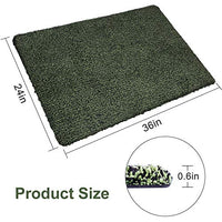 BEAU JARDIN Indoor Doormat Super Absorbent Mud Front Door Mat 36"x24" Latex Backing Non Slip for Front Inside Dirt Trapper Mats Cotton Entrance Rug Shoes Scraper Machine Washable Rug Carpet