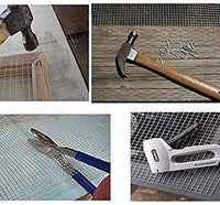 Amagabeli 36in x 50ft 1/8 inch Hardware Cloth 27 Gauge Galvanized Steel Wire Rolled Woven Hardware Cloth for Keep Bees Wasps