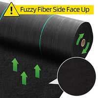Amagabeli 5.8oz 3ft x 100ft Weed Barrier Landscape Fabric Heavy Duty Ground Cover Weed Cloth Geotextile Fabric Durable Driveway Cover Garden Lawn Fabric Outdoor Weed Mat
