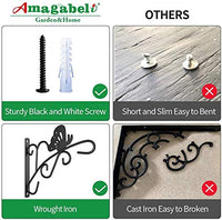 AMAGABELI GARDEN & HOME 1569 Plant Brackets, 10.8inch, 4pack