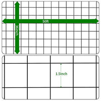 Amagabeli 36inch x 50ft Hardware Cloth 1.5 inch Square 16 Gauge Black Vinyl Coated Welded Fence Mesh Roll for Home and Garden Fence and Pet Enclosures Protect Chickens Rabbits and Farmed Animals