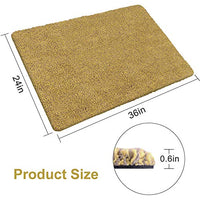 BEAU JARDIN Indoor Doormat Super Absorbent Mud Front Door Mat 36"x24" Latex Backing Non Slip for Front Inside Dirt Trapper Mats Cotton Entrance Rug Shoes Scraper Machine Washable Rug Carpet