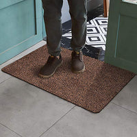 BEAU JARDIN Indoor Doormat Super Absorbent Mud Front Door Mat 36"x24" Latex Backing Non Slip for Front Inside Dirt Trapper Mats Cotton Entrance Rug Shoes Scraper Machine Washable Rug Carpet