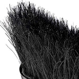 Amagabeli 26in Fireplace Brush Fireside Broom Fireplace Loose Tool Set for Outdoor Fire Pit Campfires Indoor Fireplace Heavy Duty Wrought Iron Steel Bar Support