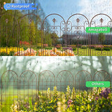 Amagabeli 2 Pack Garden Trellis for Climbing Plants 60" x 18" Brown Iron Potted Support Vines Metal Wire Plant Trellis for Climbing Vegetables Flower Patio Roses Cucumbers Clematis Pots Supports GT05