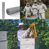 Amagabeli 36in x 50ft 1/8 inch Hardware Cloth 27 Gauge Galvanized Steel Wire Rolled Woven Hardware Cloth for Keep Bees Wasps