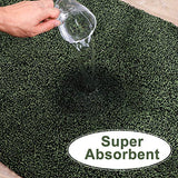 BEAU JARDIN Indoor Doormat Super Absorbent Mud Front Door Mat 36"x24" Latex Backing Non Slip for Front Inside Dirt Trapper Mats Cotton Entrance Rug Shoes Scraper Machine Washable Rug Carpet