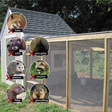 Amagabeli 20in X 82ft Hardware Cloth 1/2in Square Mesh Hardware Cloth Hot-dipped Galvanized Welded Wire Mesh Fencing Wire Diameter 0.7mm Wire Chicken Coop for Vegetables Garden Fruits Animal Enclosure