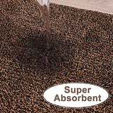 BEAU JARDIN Floor Mats Commercial Super Absorbs Mud Doormat 35"x23" Latex Backing Non Slip for Front Inside Dirt Trapper Mats Cotton Entrance Rug Shoes Scraper Machine Washable Rug Carpet